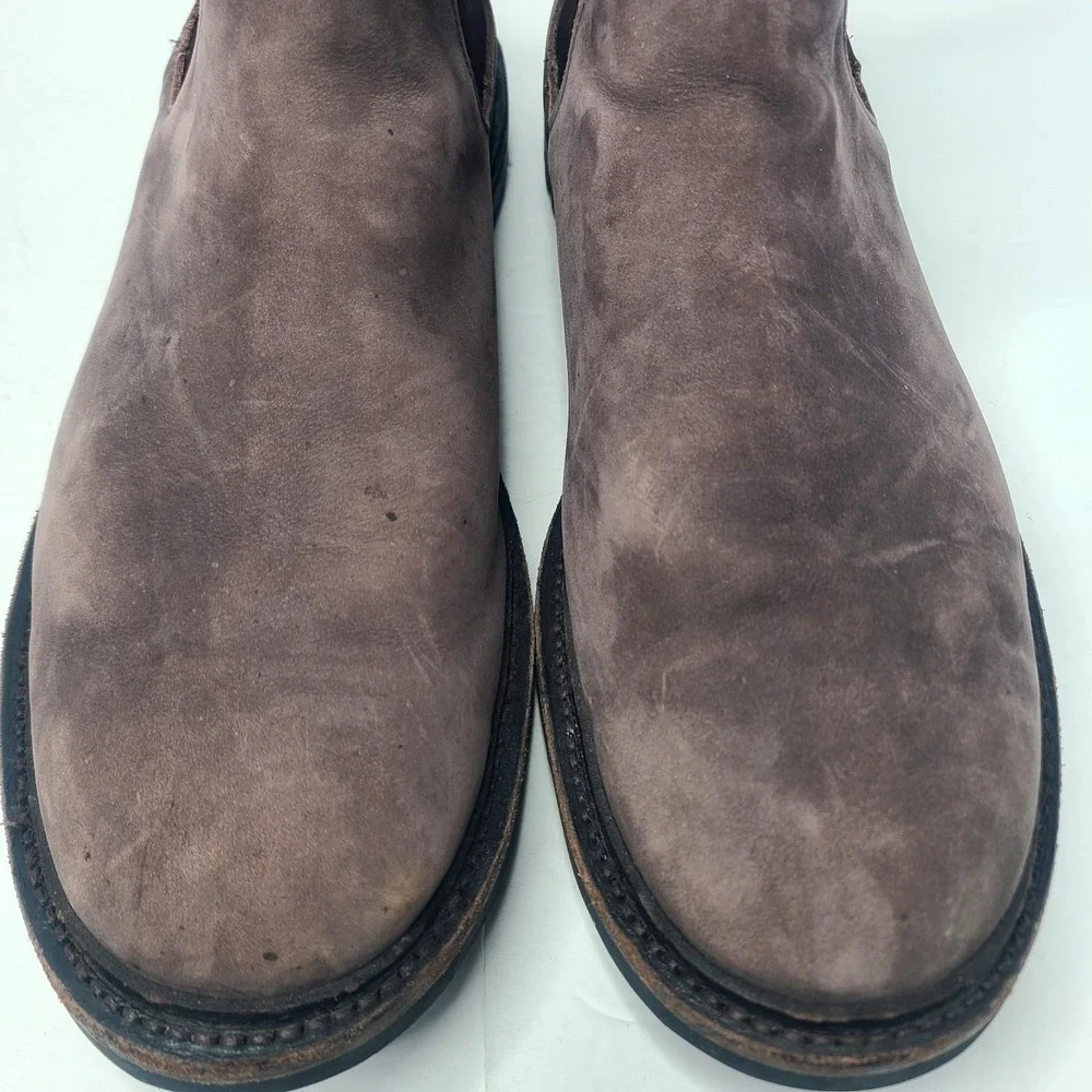 Allen Edmonds Grafton Chelsea Boots Men Sz 14 D Brown Weatherproof Comfort Shoes